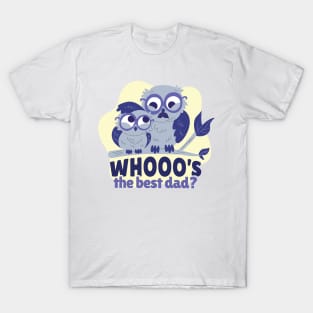 Best Dad Owl and Chick T-Shirt